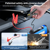 8000a Amp 200 Psi Car Jumper Multi Function 12v Battery Booster Capacitor Auto Compressor Power Bank Jump Starter With Air Pump
